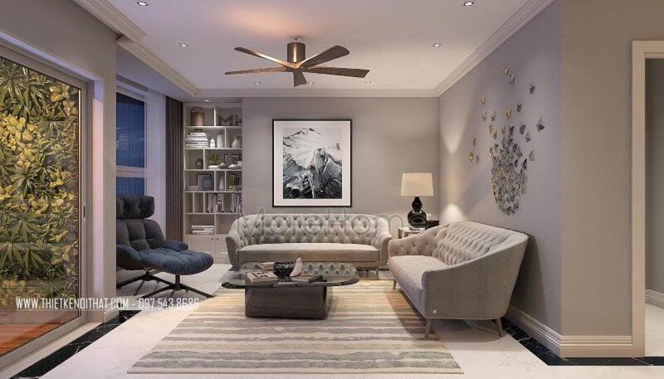 Gợi ý thiết kế phòng khách hiện đại đẹp hoàn hảo cho không gian sống
